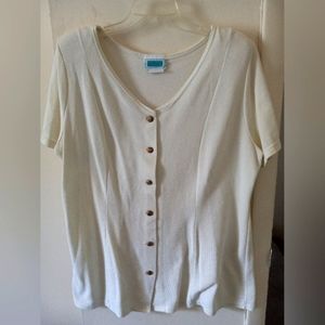 White button down